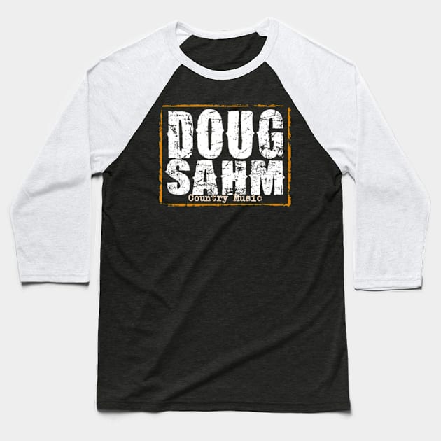 Doug Sahm -artdrawing Baseball T-Shirt by Kokogemedia Apparelshop